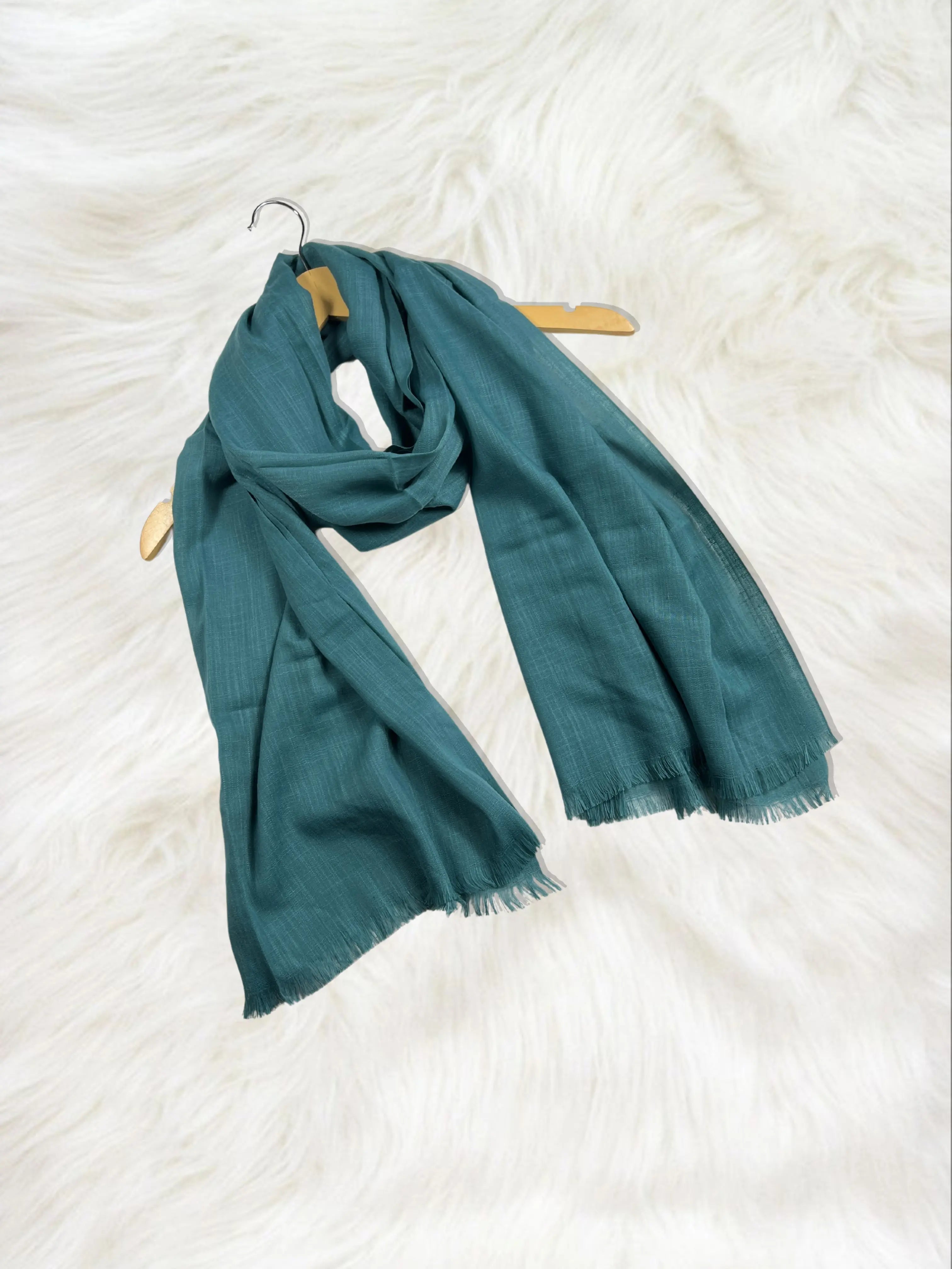 Teal - Turkish Lawn Hijabs HA074