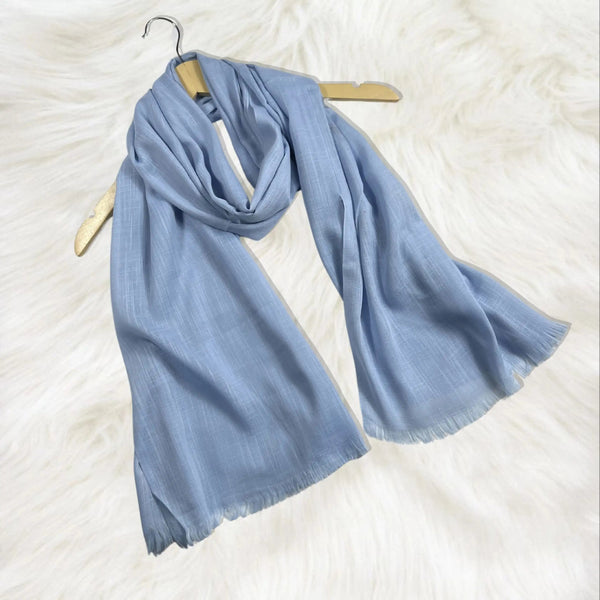 Sky Blue - Turkish Lawn Hijabs HA075