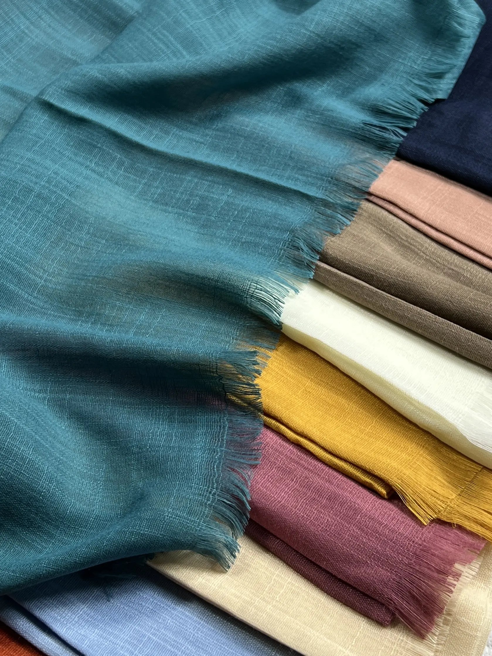 Blue - Turkish Lawn Hijabs HA077